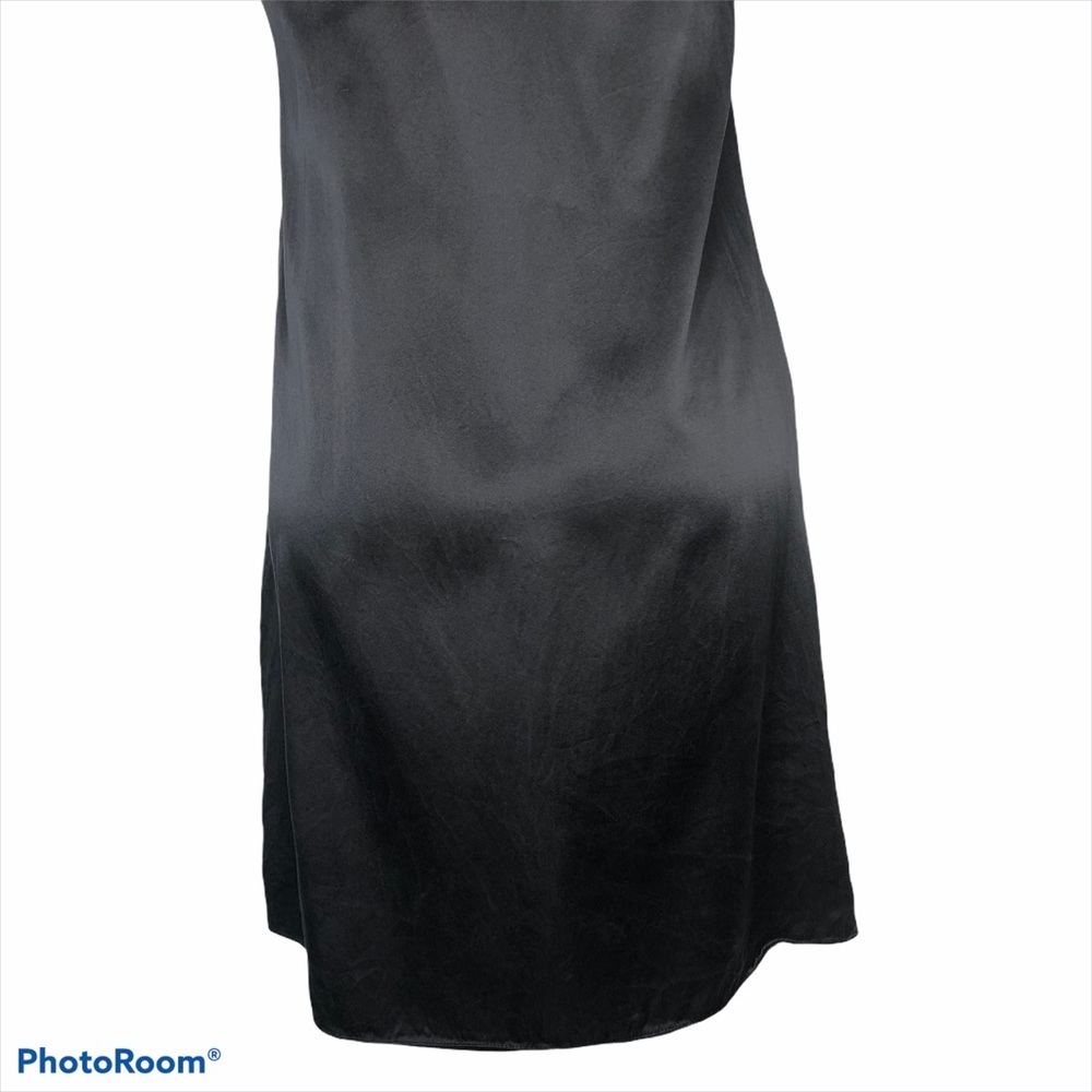 Elie Tahari 100% Silk Black Floral Print Dress - Picture 11 of 15